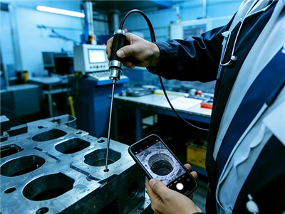 High-Definition Portable Industrial Endoscope